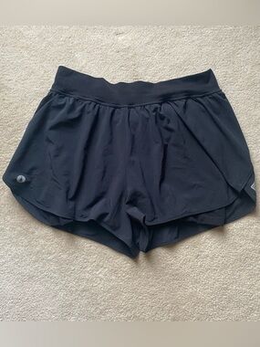 Smartwool $95 Intraknit Active Lined Shorts Black Women’s XL Running Hiking